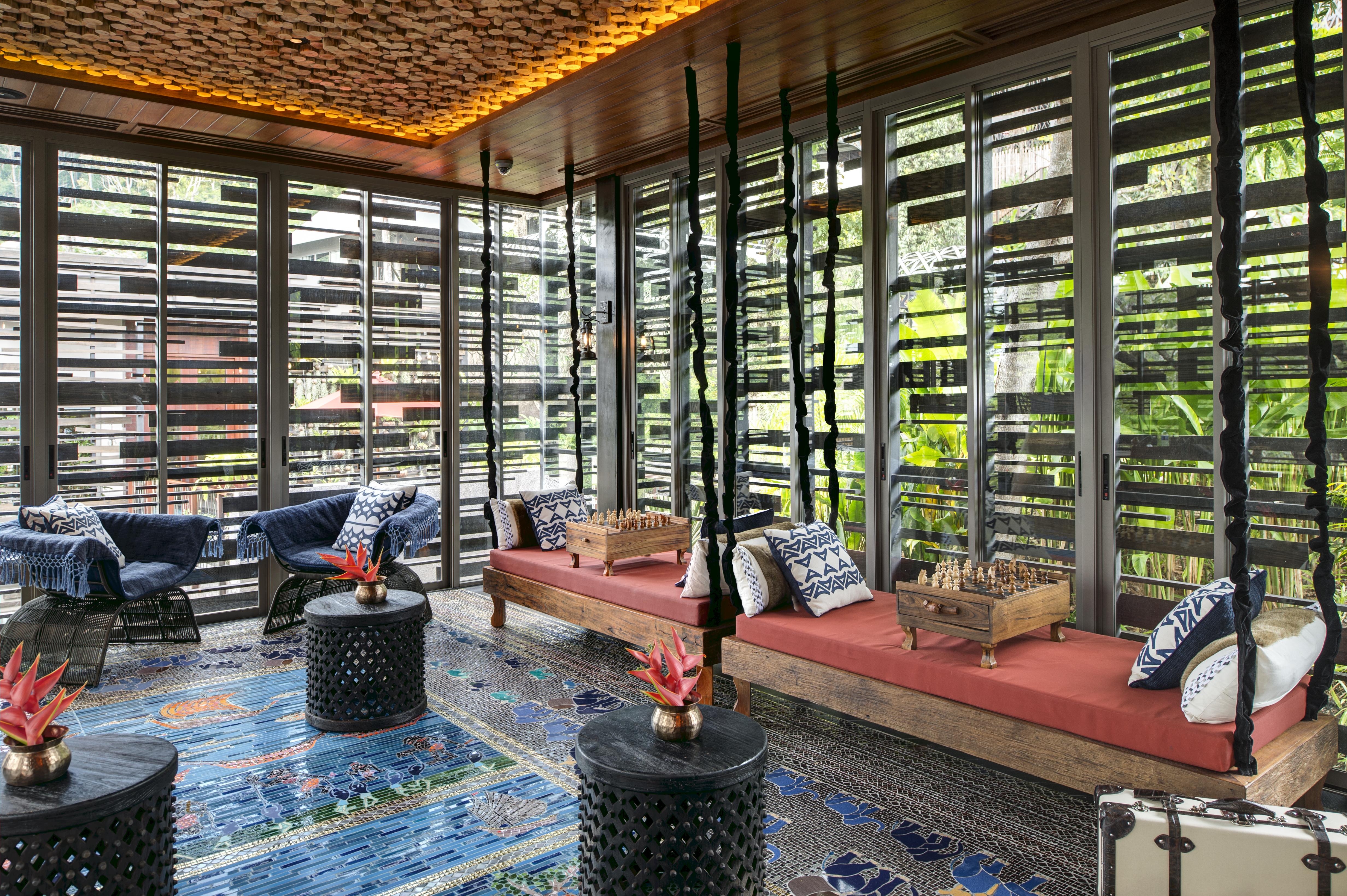 Hotel Keemala Kamala Beach Esterno foto The lobby of the hotel