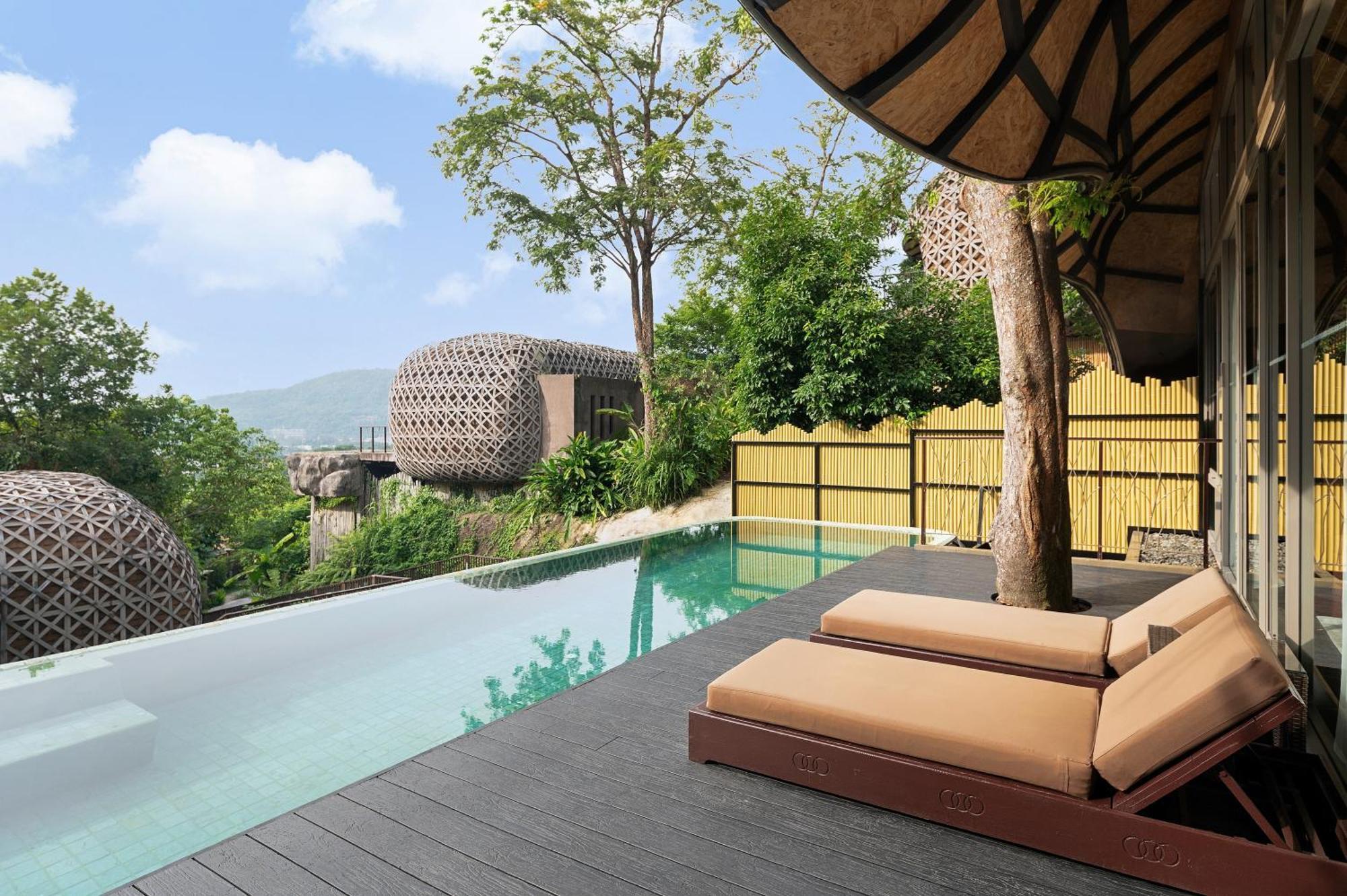 Hotel Keemala Kamala Beach Esterno foto The view of the resort
