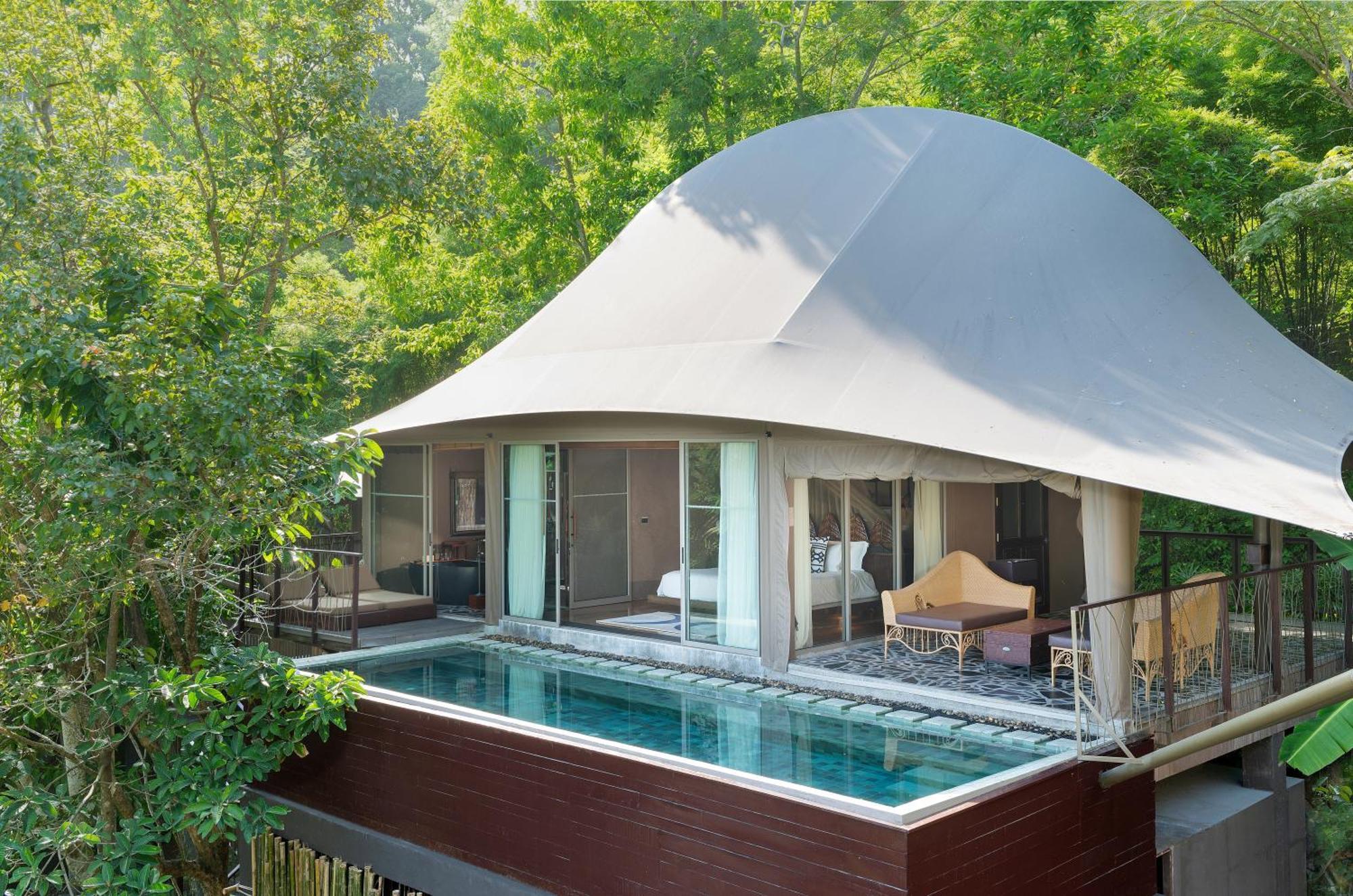 Hotel Keemala Kamala Beach Esterno foto A tent at the resort