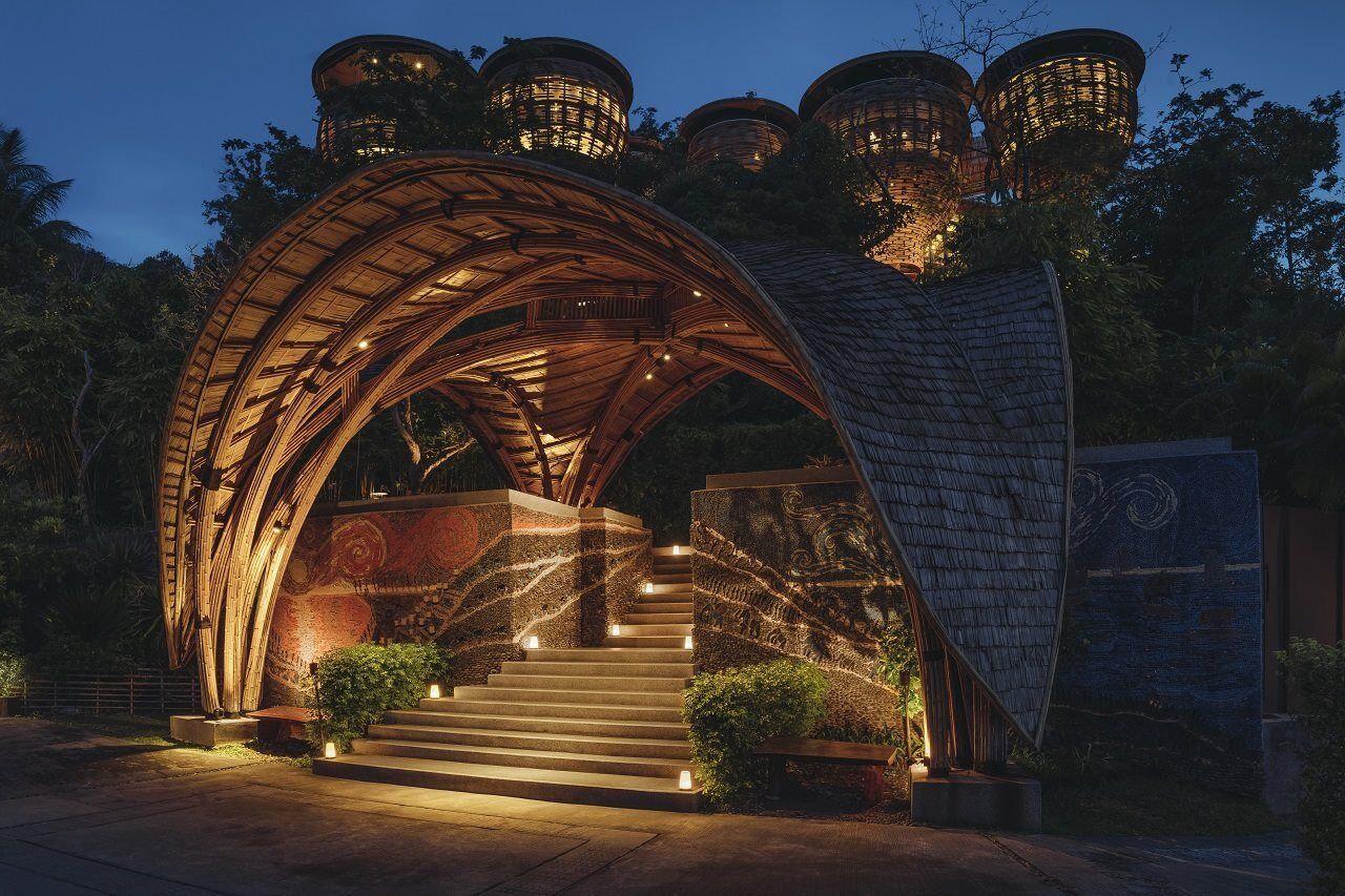 Hotel Keemala Kamala Beach Esterno foto Entrance to the resort